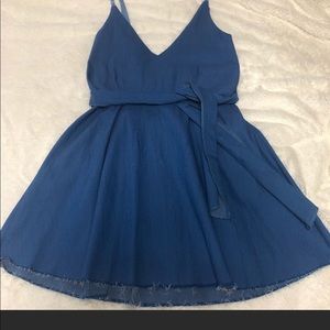 2 dresses - $8 . Denim dress never worn. H&M dress worn once
